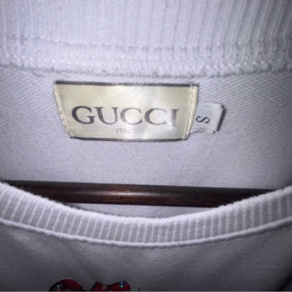 Gucci White Minnie Mouse Crewneck Sweatshirt - Picture 3 of 4